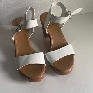 White Sandal Wedges